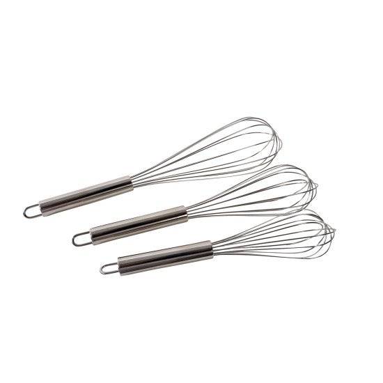 Manual egg beater, set of 3 pieces