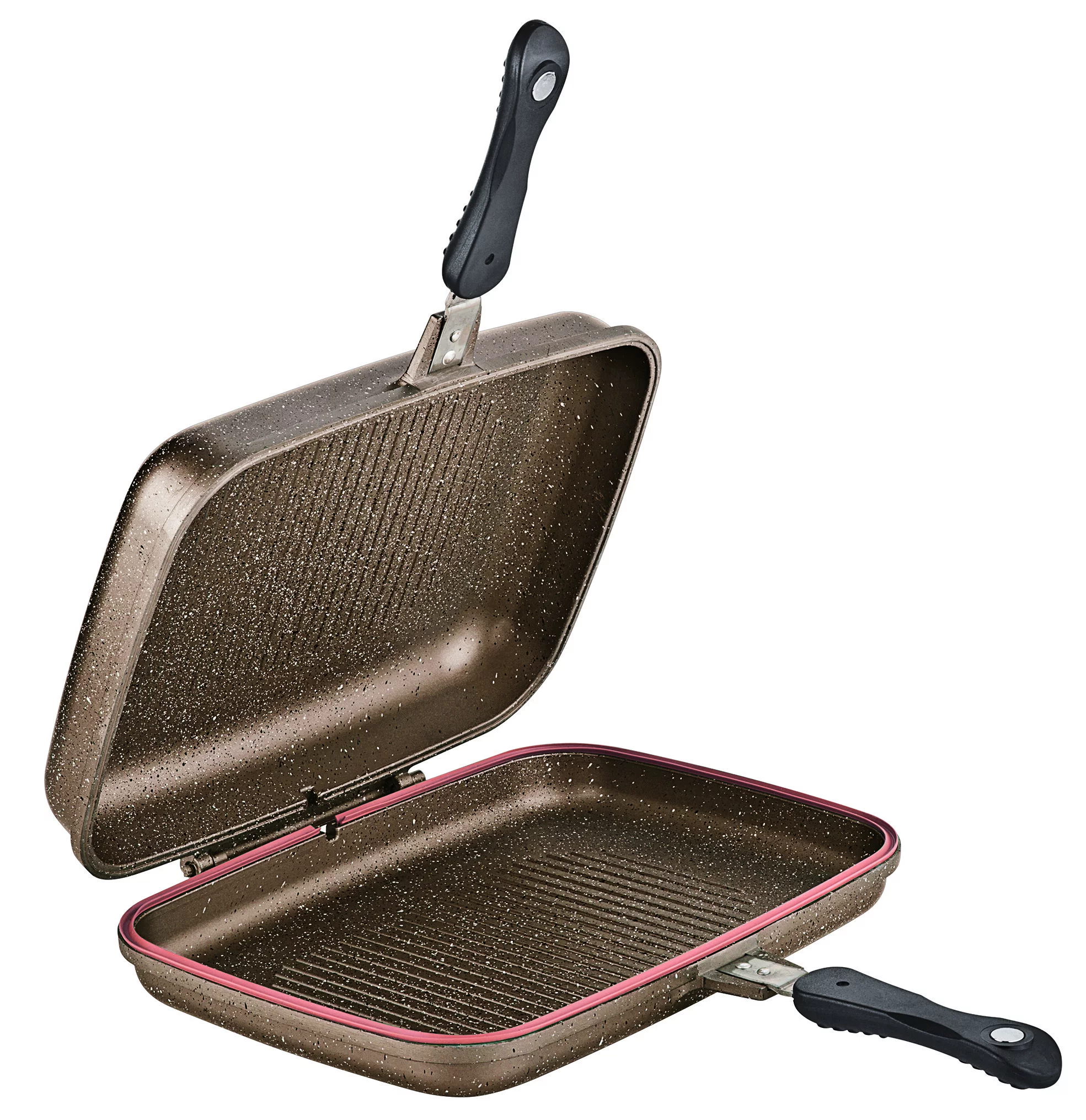 Double Grill Pan-36CM Granite Coating